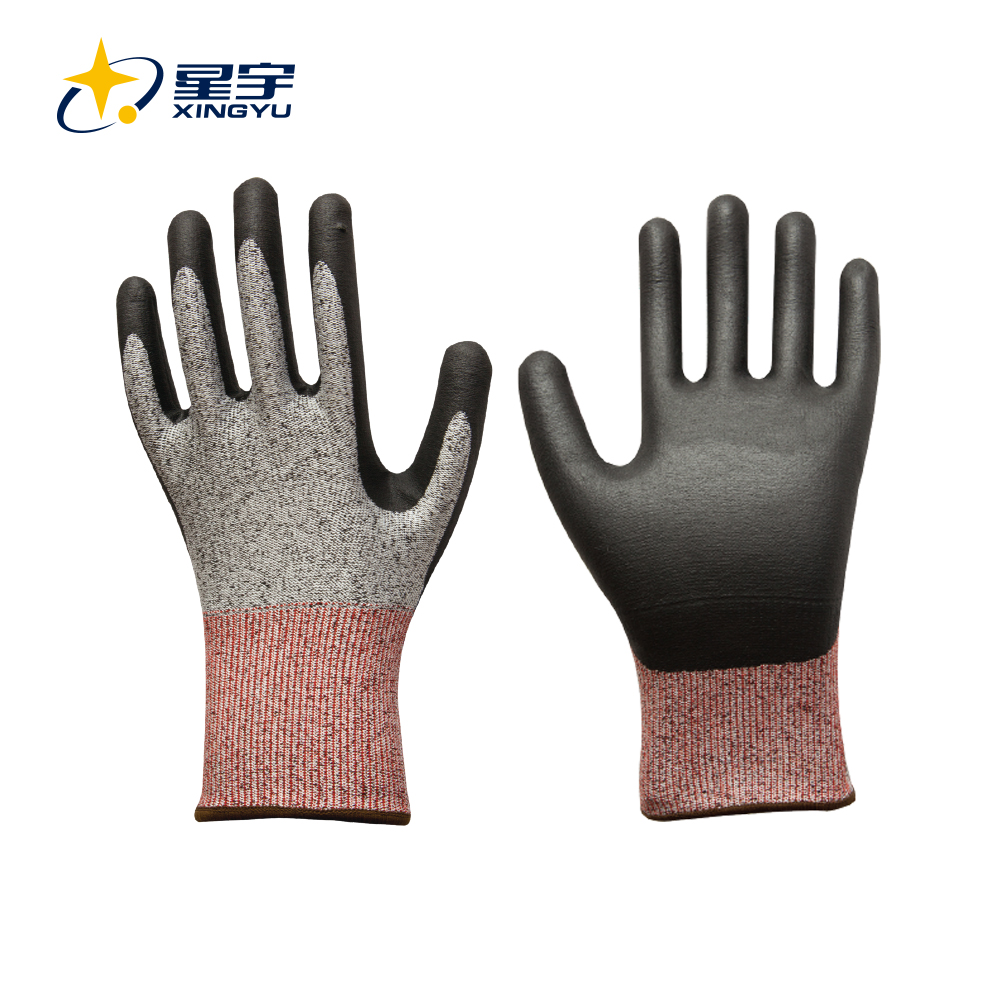 13G HPPE SHELL FOAM NITRILE PALM COATED